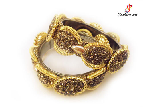 Fashion Designer Look Crystal Bangles