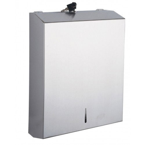 Stainless Steel Paper Towel Dispenser - SS 304, 4"D x 11.2"W x 14.5"H | Premium Quality Design, Durable Build