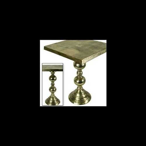 Decorative Pedestal Side Brass Table