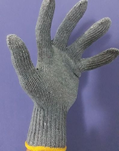 Safety 7G Cheap Charcoal Knitted Hand Glove