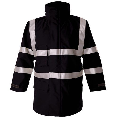 Black Industrial Jackets with R Tape