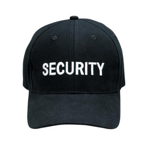 Security Guard Blue Cap Decoration Material: Cloths