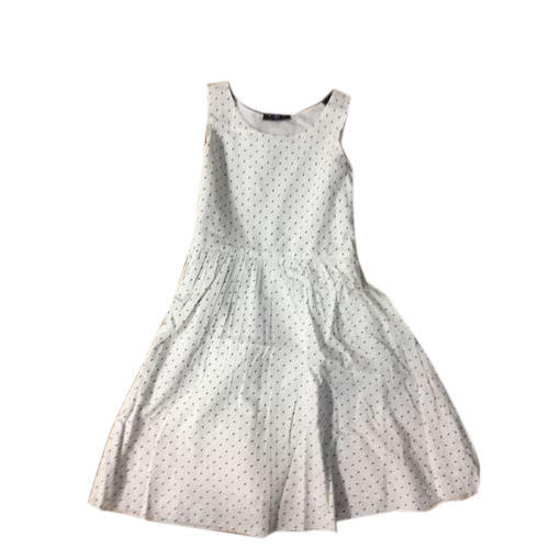 Baby White Printed Frock