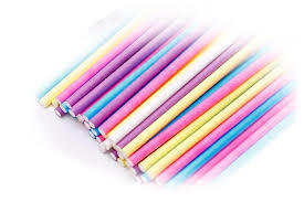 Plastic Lollipop Sticks - High-Quality Polyethylene Material, 6 Inches Long - Ideal for Candy Making and Craft Projects