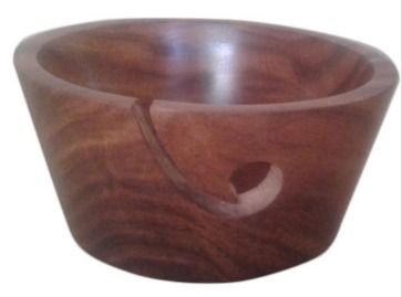 Sheesham Wood Yarn Bowl