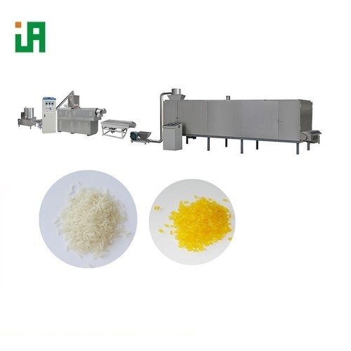 Water Cooling Double Screws Artificial Rice Making Machine