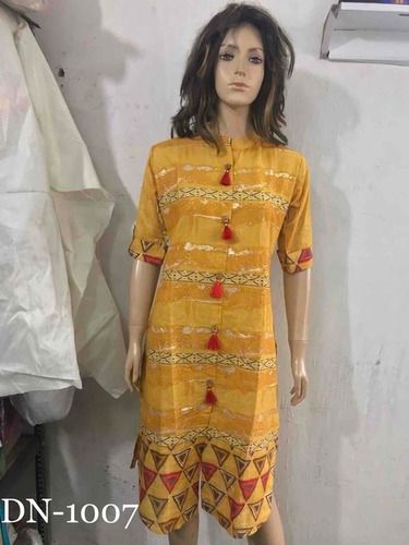 Printed Cotton Short Length Kurtis