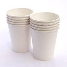 Disposable White Color Paper Cups