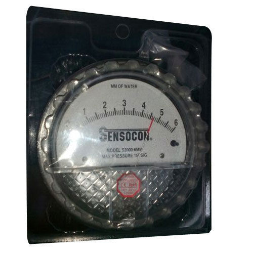 Magnehelic Differential Pressure Gauge - 100 mm Nominal Size, 0 to 0.25 - 150 in WC Scale Range, 2% FS Accuracy for HVAC and Filter Applications