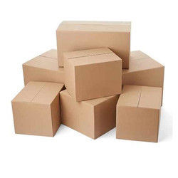 Brown Paper Packaging Boxes - Rectangular Design for Gift & Craft Use | High-Quality Edible & Non-Edible Storage Solutions