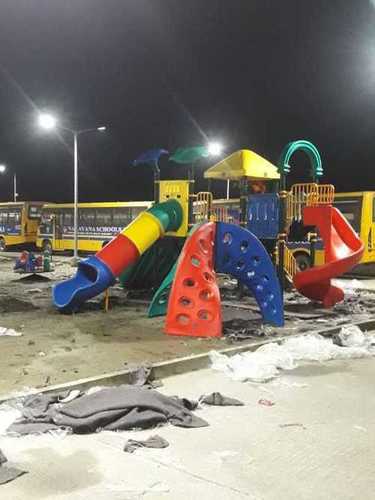 Kids Outdoor Fun Station - Plastic, 5x3 Meters, Multicolor | Outdoor Play, Active Fun, Durable Design