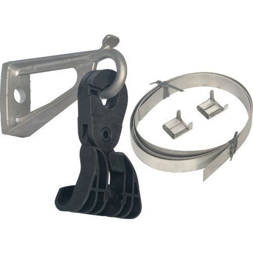 Silver Lightweight Corrosion Resistant Hot Dip Galvanized Lt Suspension Clamp