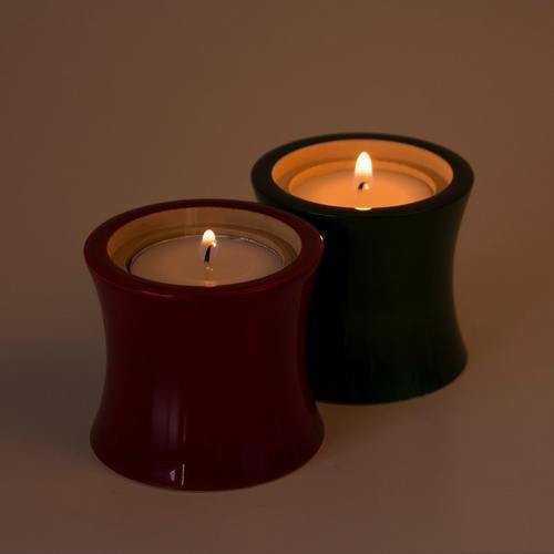 Wooden Tea Light Candle