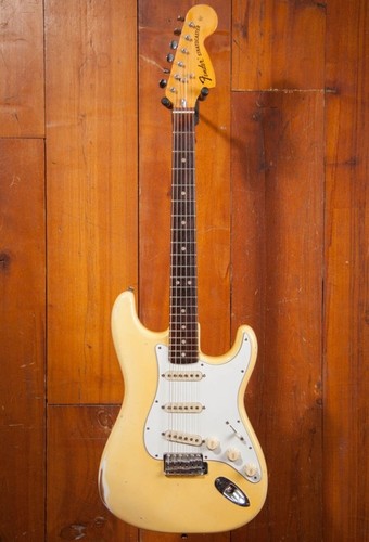 Electric 1971-1972 Strat, Vintage-Olym White Guitar