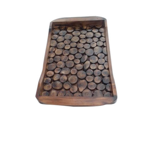 Designer Dark Wooden Tray