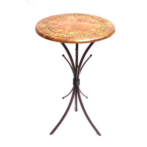 Wooden Small Round Table