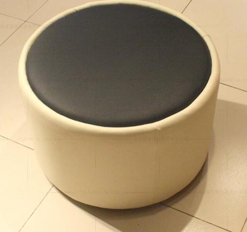 Cylindrical Type Leather Chair