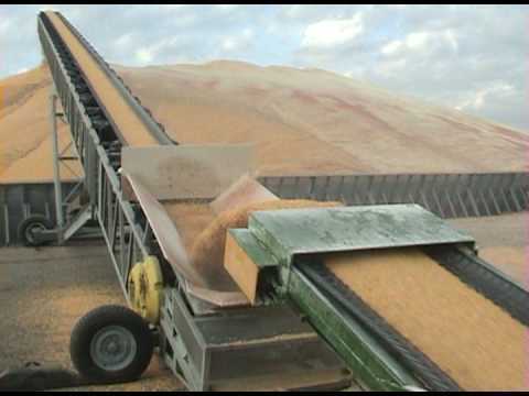 Radial and Movable Grain Handling Belt Conveyor
