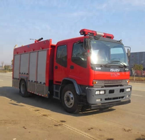 4Cbm और 2Cbm वाटर टैंक के साथ फायर फाइटिंग ट्रक