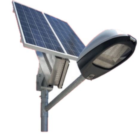 Solar Street LED Light - Grey Finish, White Lighting Color | Highly Efficient Solar Module, Auto On and Off Feature, Durable Acid Proof Battery Box