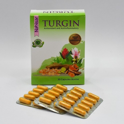 टर्जिन एंटीऑक्सिडेंट और एंटी इंफ्लेमेटरी कैप्सूल आवेदन: औद्योगिक
