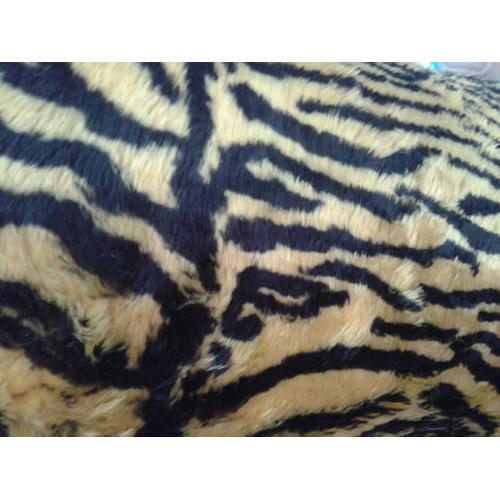 Tiger Print Fur Fabric