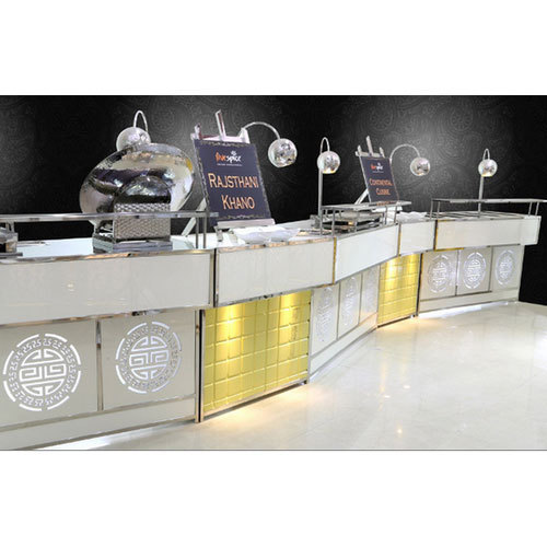 Golden Theme Chaat Counter