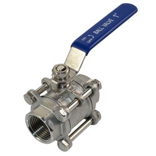 High Pressure 3 Piece SS Ball Valve