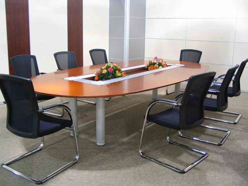 Natural Wooden Colour Saatvik Conference Room Table