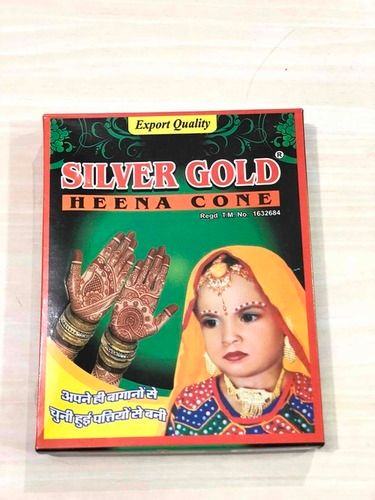 Silver Gold Natural Mehandi