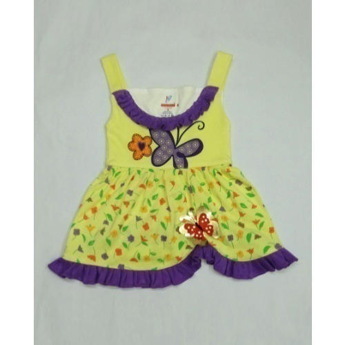 Casual Printed Baby Frock