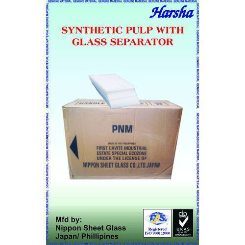 Synthetic Pulp With Glass Separator