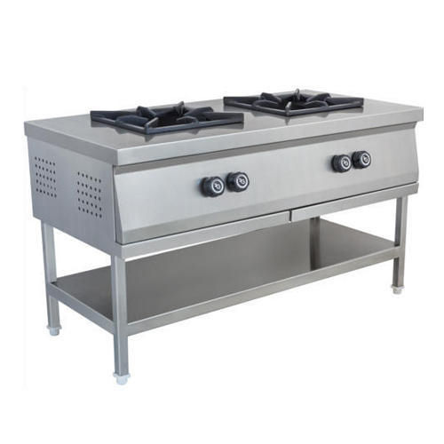 Ss Two Burner Commercial Gas Range