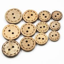 Designer Coconut Buttons - Premium Quality Natural Coconut Material, Unique Decorative Styles, Eco-Friendly and Sustainable Choice