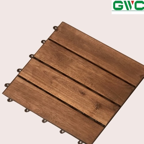 Durable Outdoor Wood Decking Tile/ Cheap Vietnam Interlocking Flooring