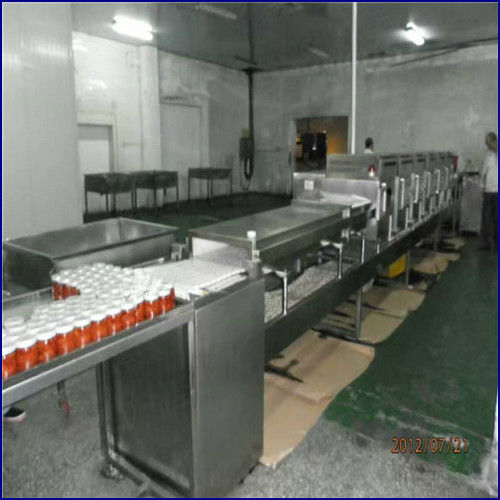 High Efficiency Microwave Bottled Food Sterilization Machine