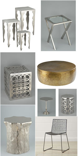 Metal Stool And Chair