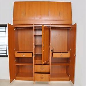 Multiple Compartment Wooden Almirah 