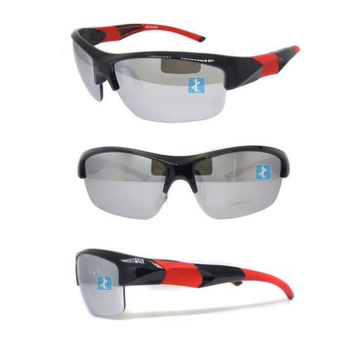 Polarized Hd Lenses Half Rimless Sports Sunglasses (Baseball Running Fishing Driving)