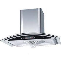 Stainless Steel Kitchen Chimney - High Suction Capacity, Push Button Control | Smoke-Free Kitchen Solution