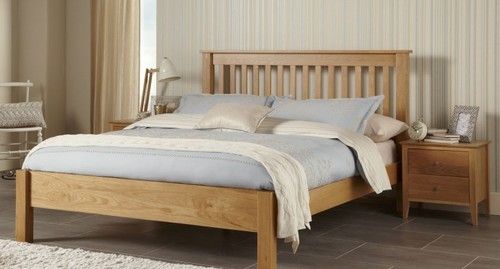 Sturdy Construction Wooden Bed