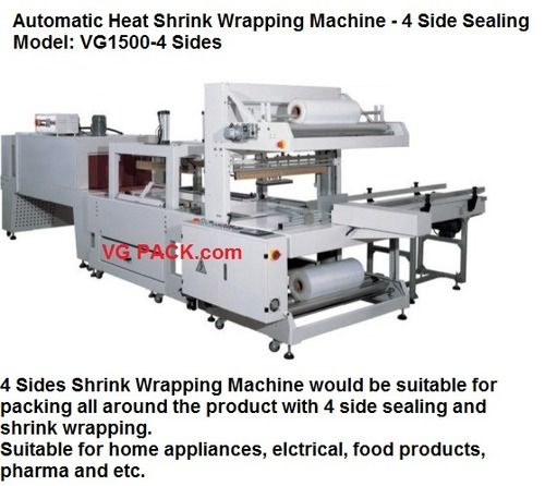 4 Side Automatic Heat Shrink Wrapping Machine