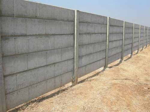 Concrete Fine Shape Precast Boundarywall