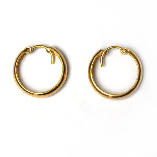 Fine Sheen Mens Gold Earrings at Best Price in Delhi | Vishesh Jewels ...