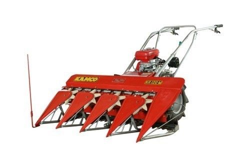 Red And Silver Semi Automatic Agricultural Power Reaper