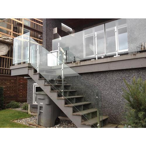 Transparent Fine Quality Outdoor Glass Railing