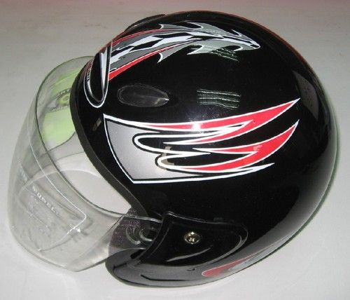 Motorcycle Helmet Black Color Size: S/M/L/Xl/Xxl