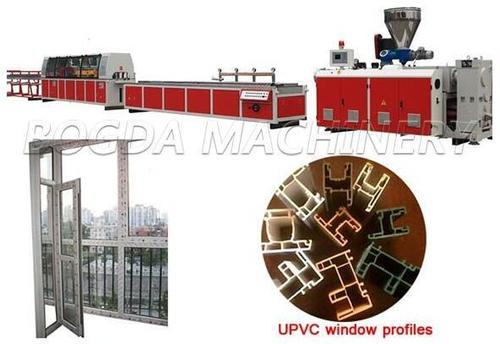 Plastic UPVC Window And Door Profile Extrusion Machine