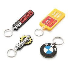 White Soft Pvc Key Chain