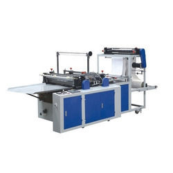 Bag Bottom Cutting and Sealing Machine - Powder Coated Build with Nickel Chrome Plated Parts | Compact Design, Reliable Functioning, Low Power Consumption, Maintenance-Free